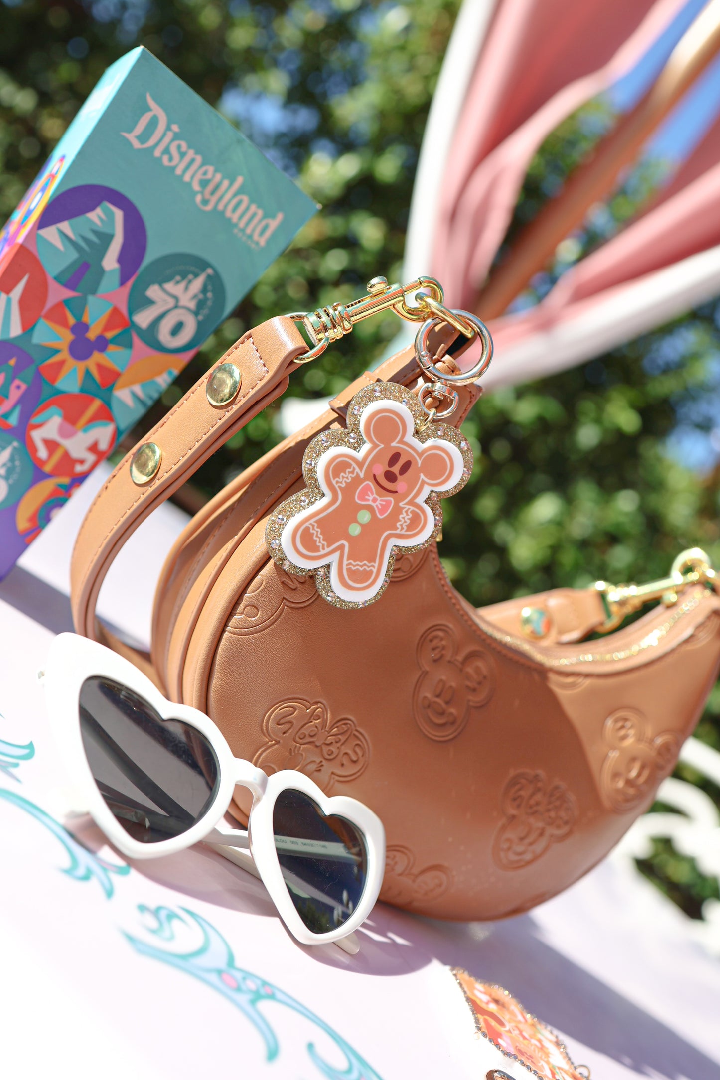 Gingerbread Market Bag + charm bundle