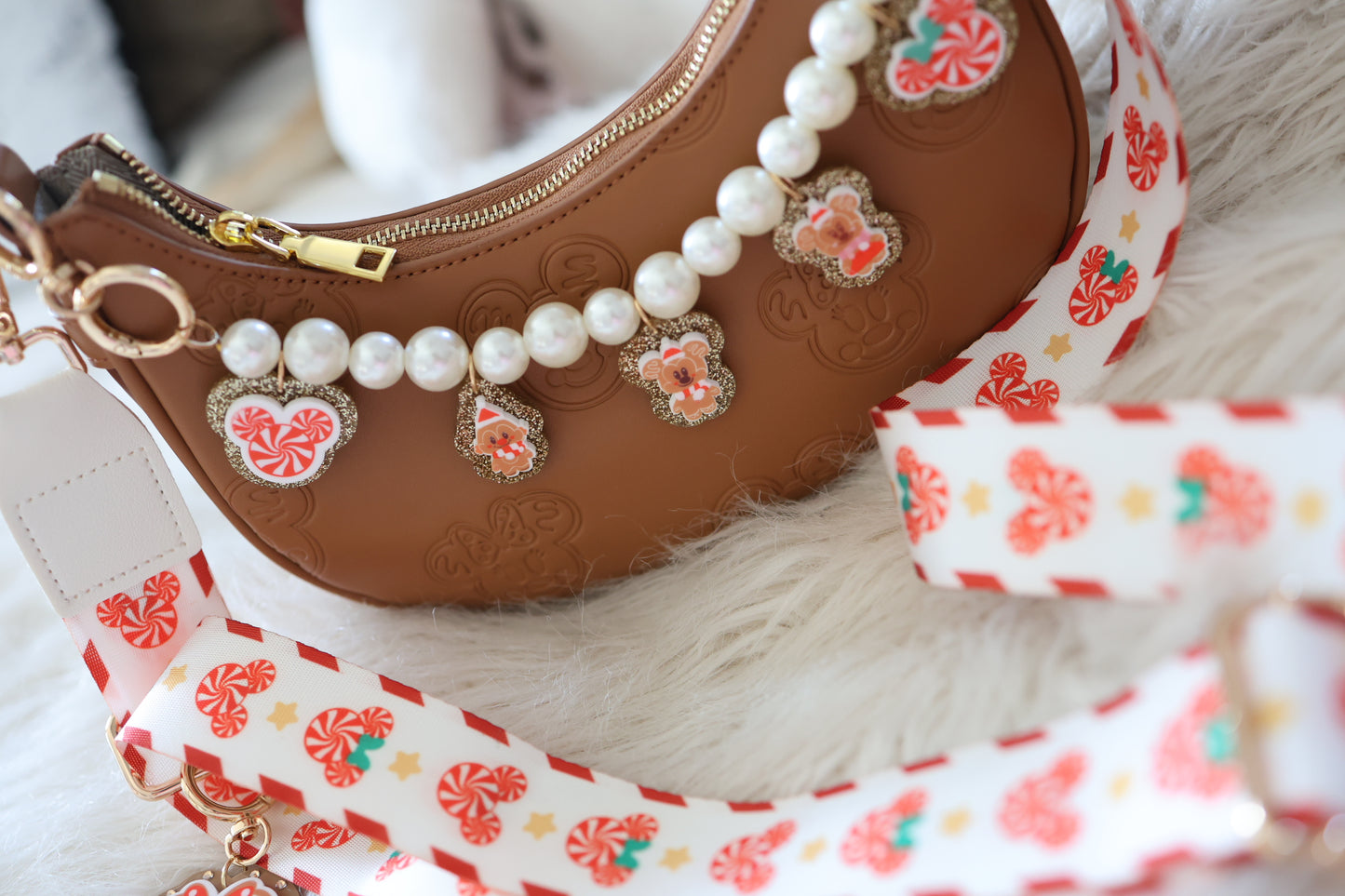 Gingerbread Market Bag + bag chain bundle