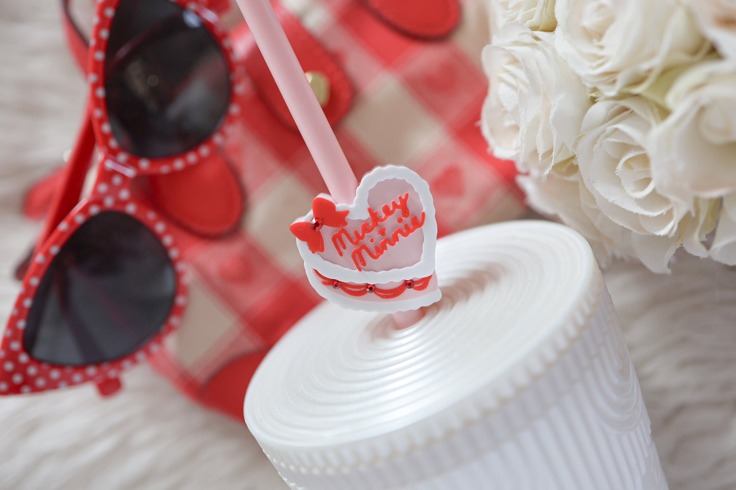 Baked with love straw charm
