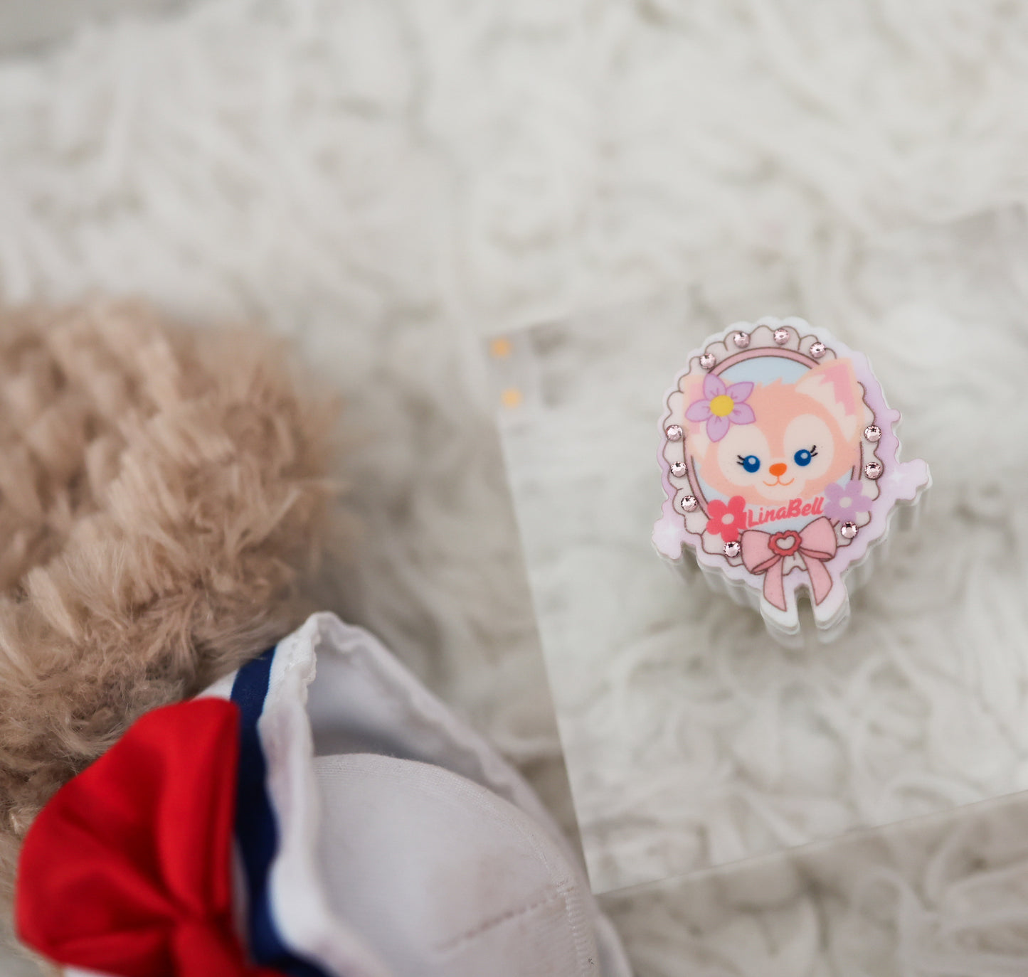 Fox bestie straw charm