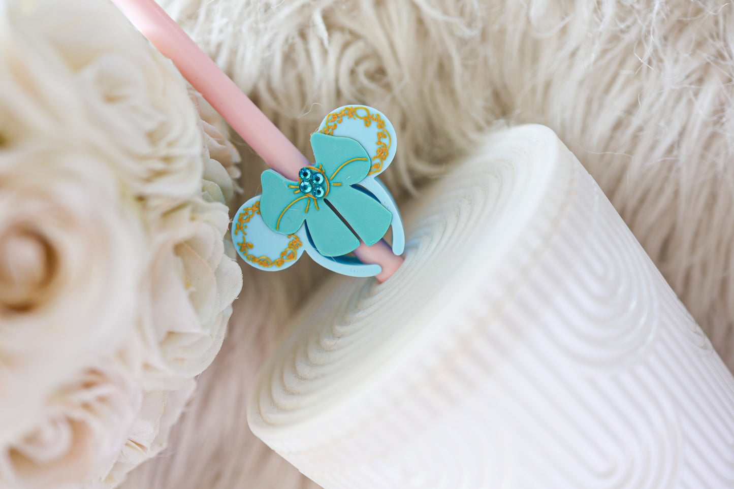 Whole new world straw charm