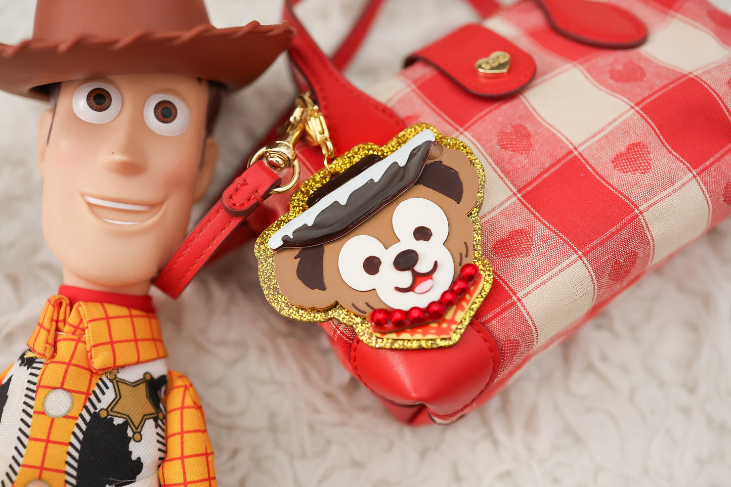 Cowboy bestie bag charm
