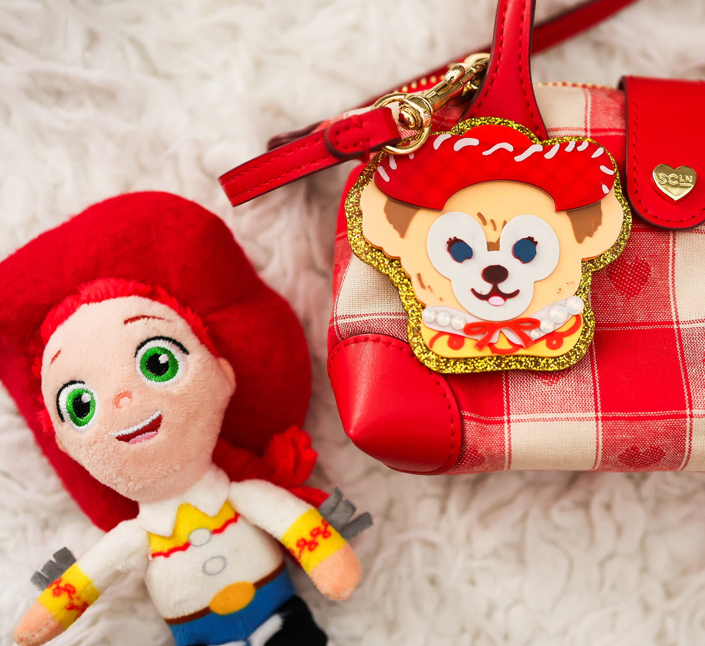Cowgirl bestie bag charm