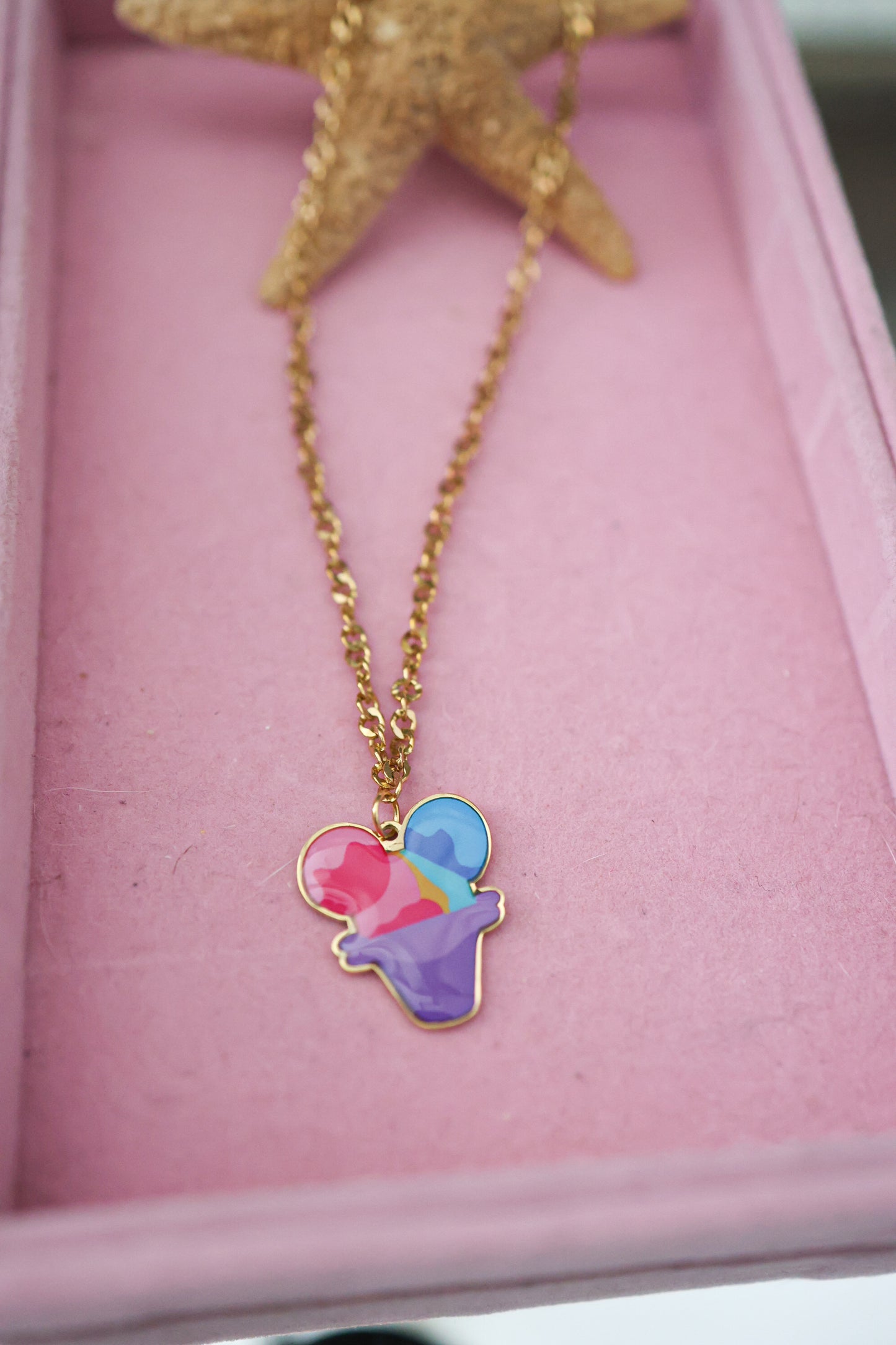 Summer snow cone necklace