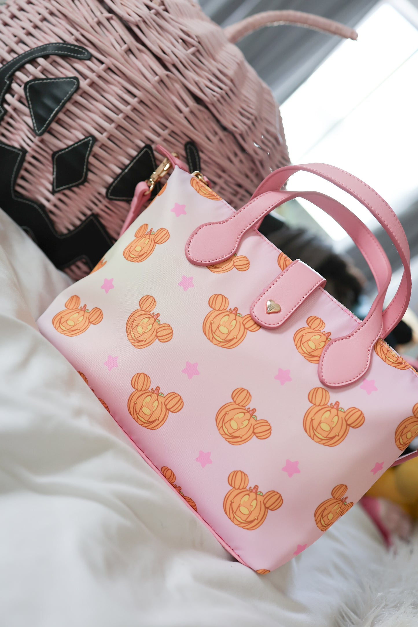 Starry pumpkin crossbody