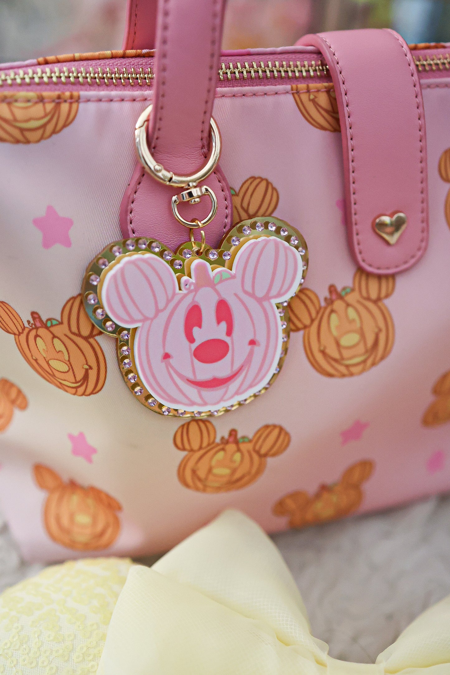 Starry pumpkin bundle pink edition- bag + 1 charm