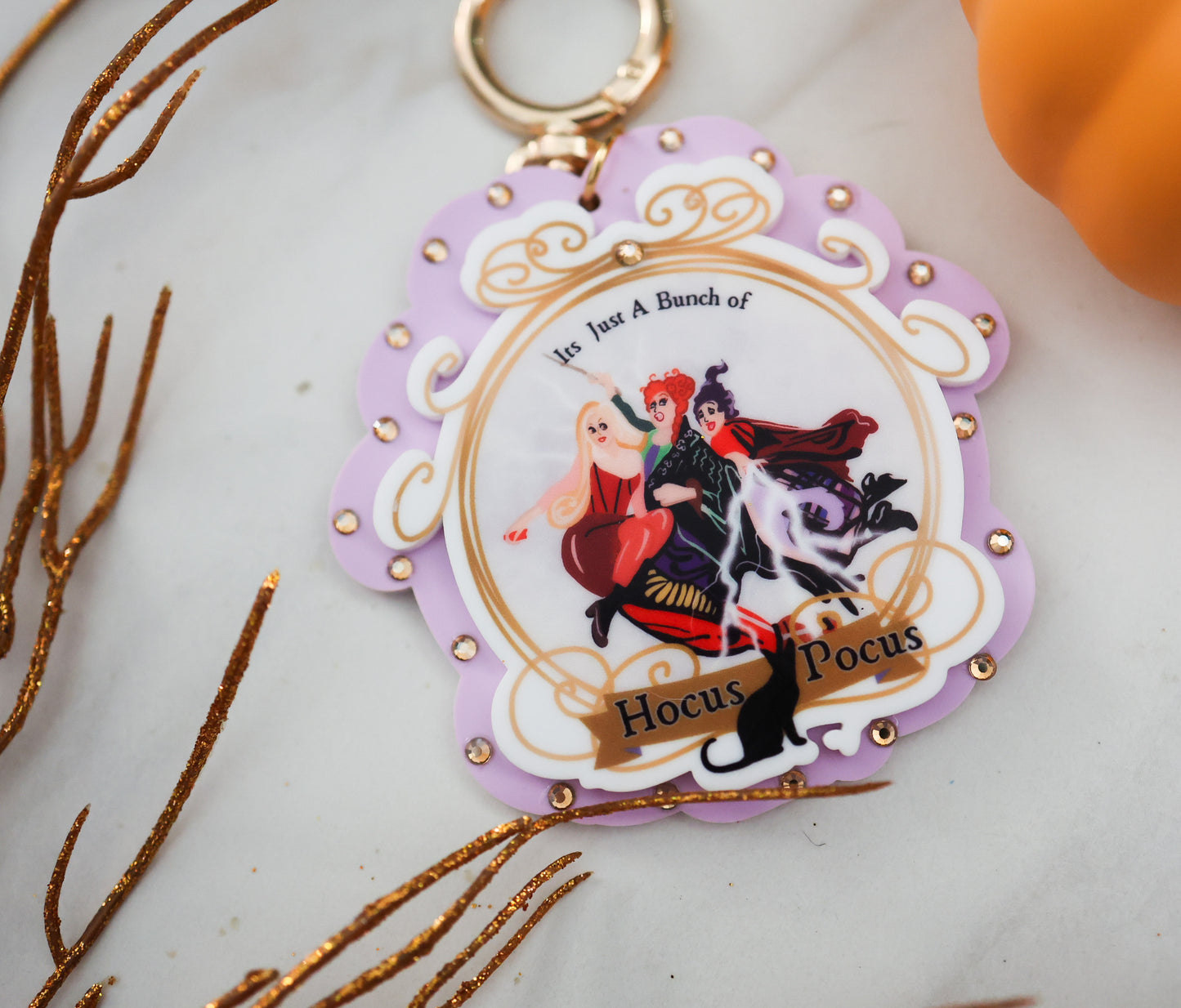 Halloween trio bag charm