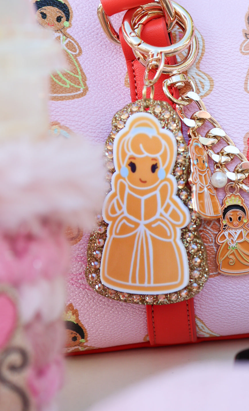 Ball ready gingerbread bag charm