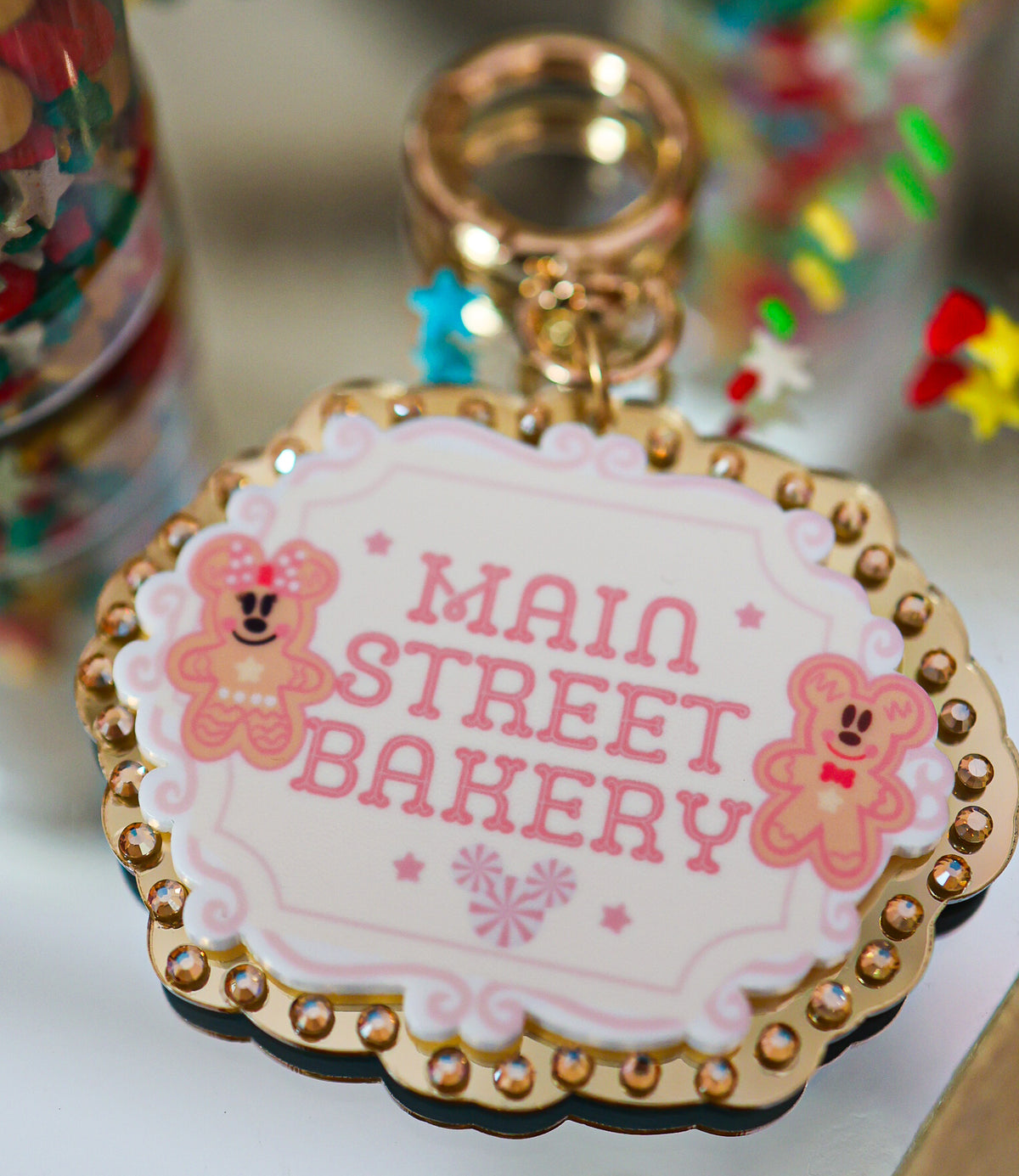 Magical bake shop bag charm