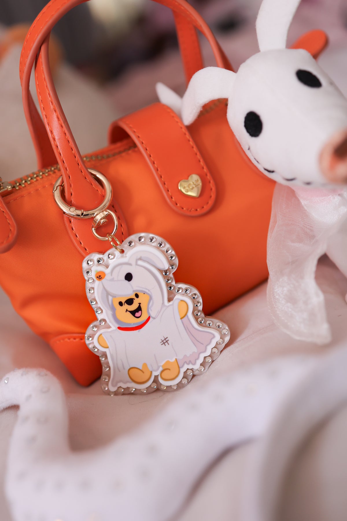 Ghost pup costume bear