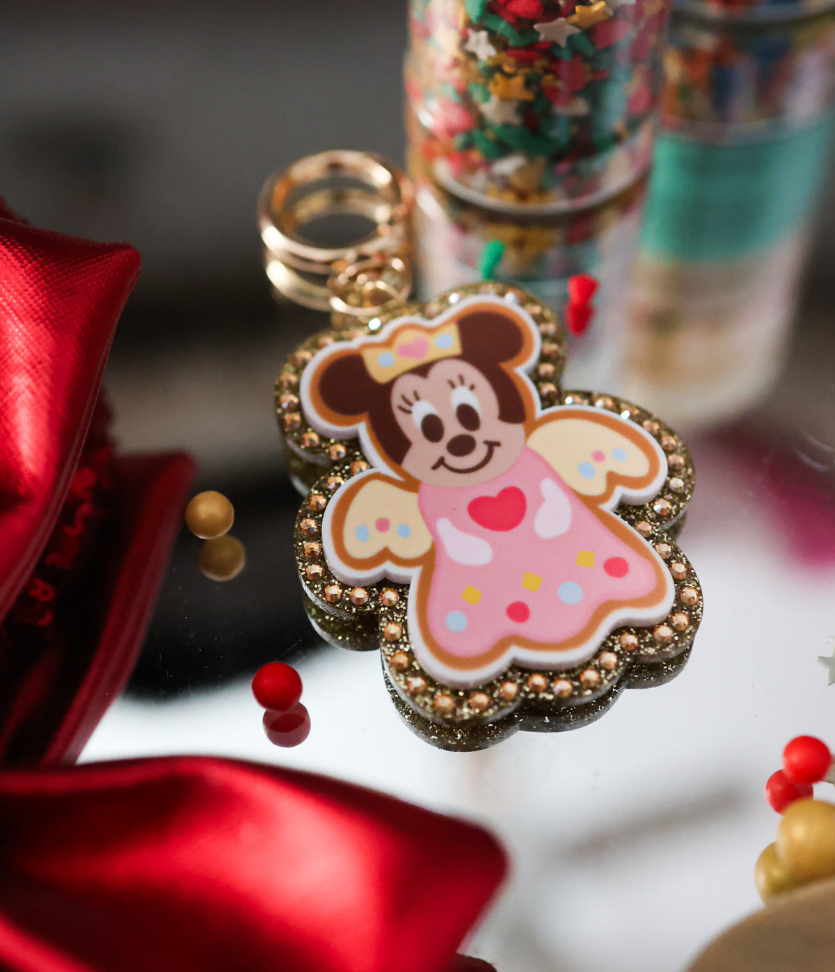 Cutie angel sugar cookie bag charm