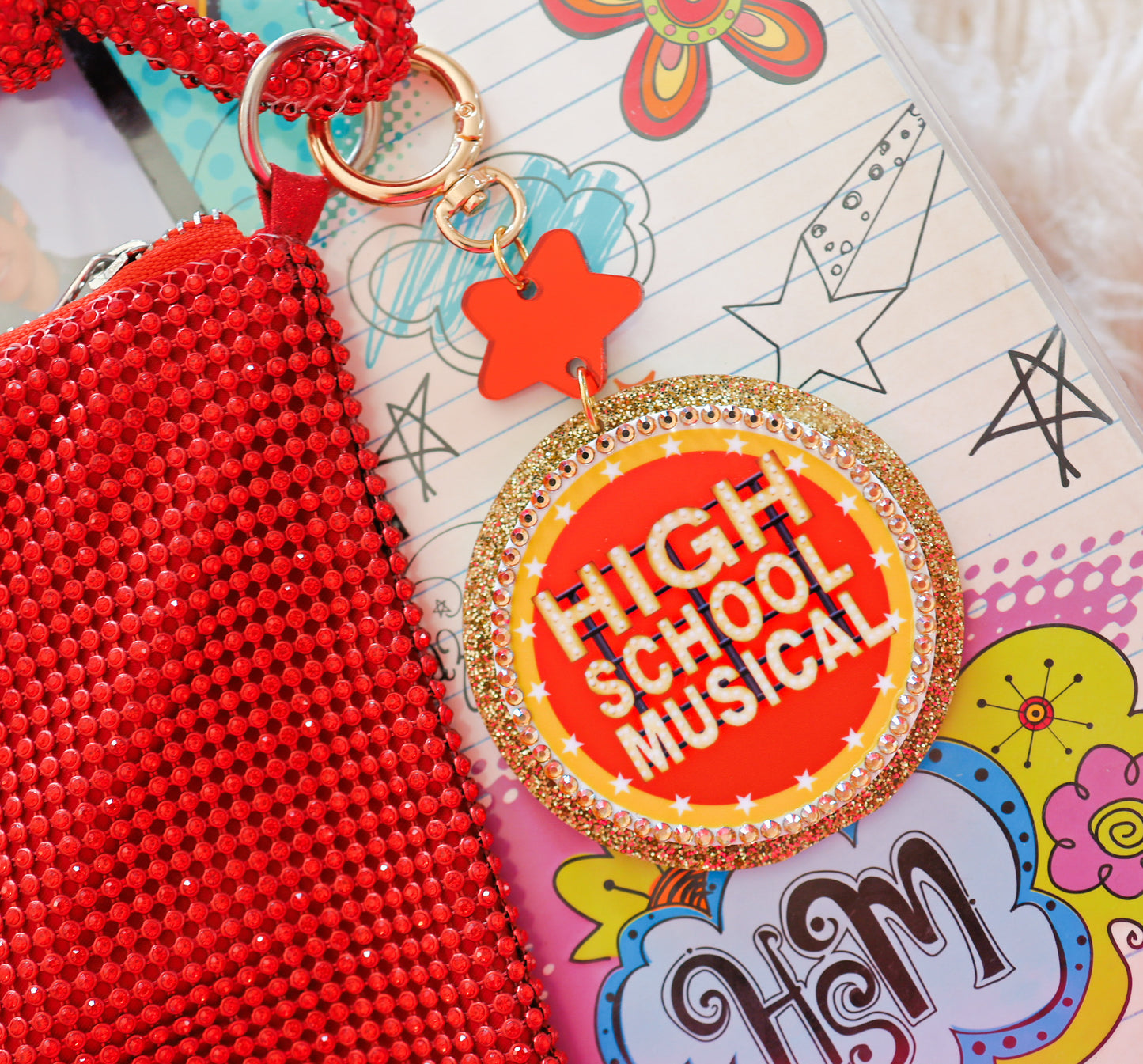 Wildcats forever bag charm