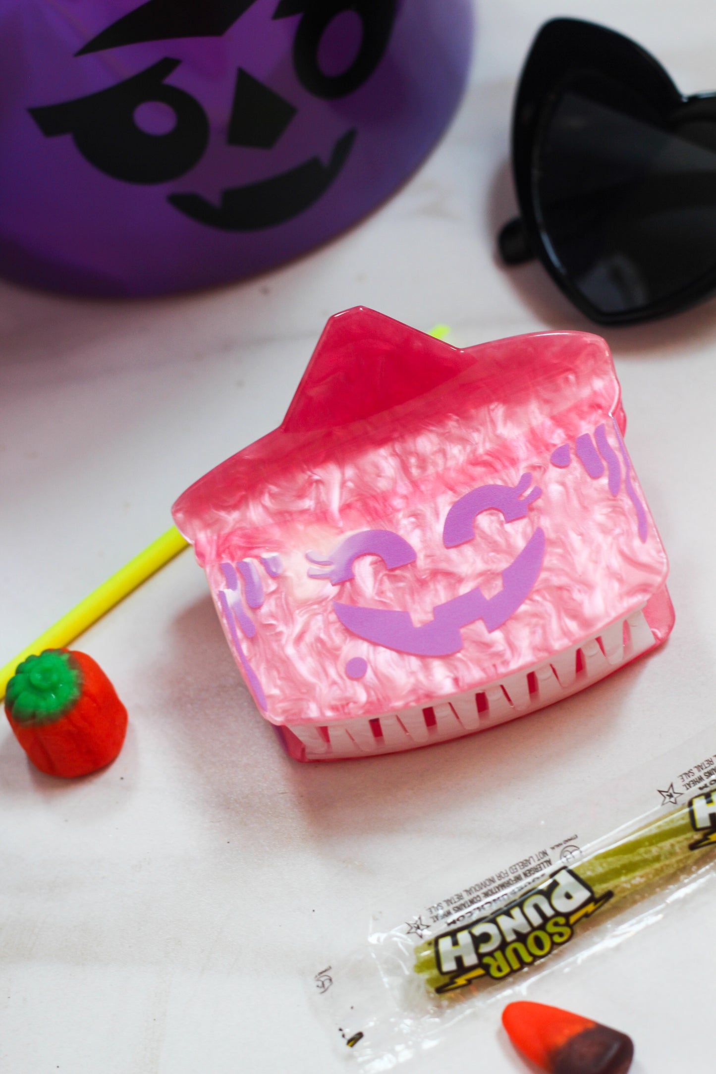 Pink Bucket Hair Clip