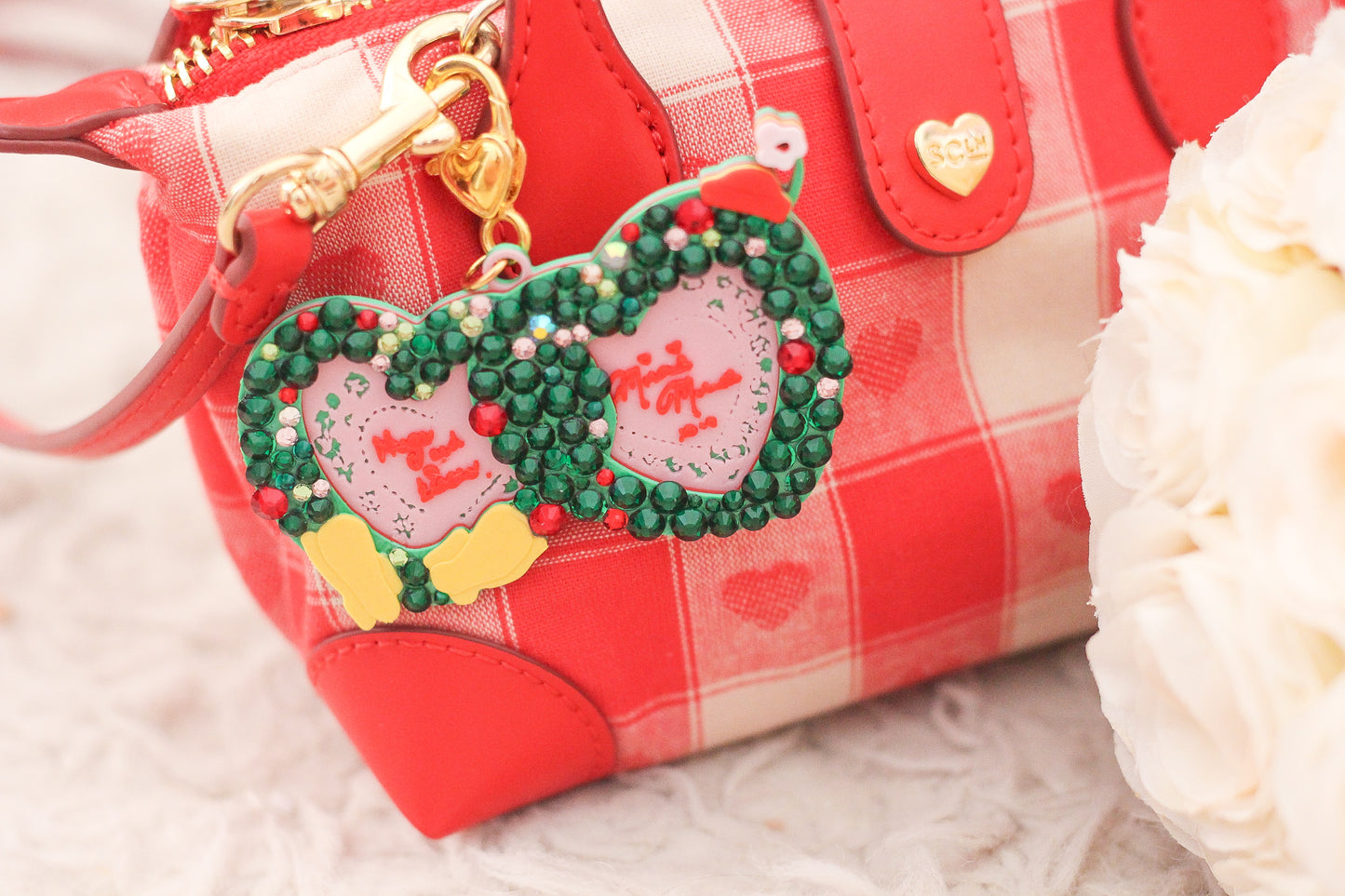 Iconic sign bag charm