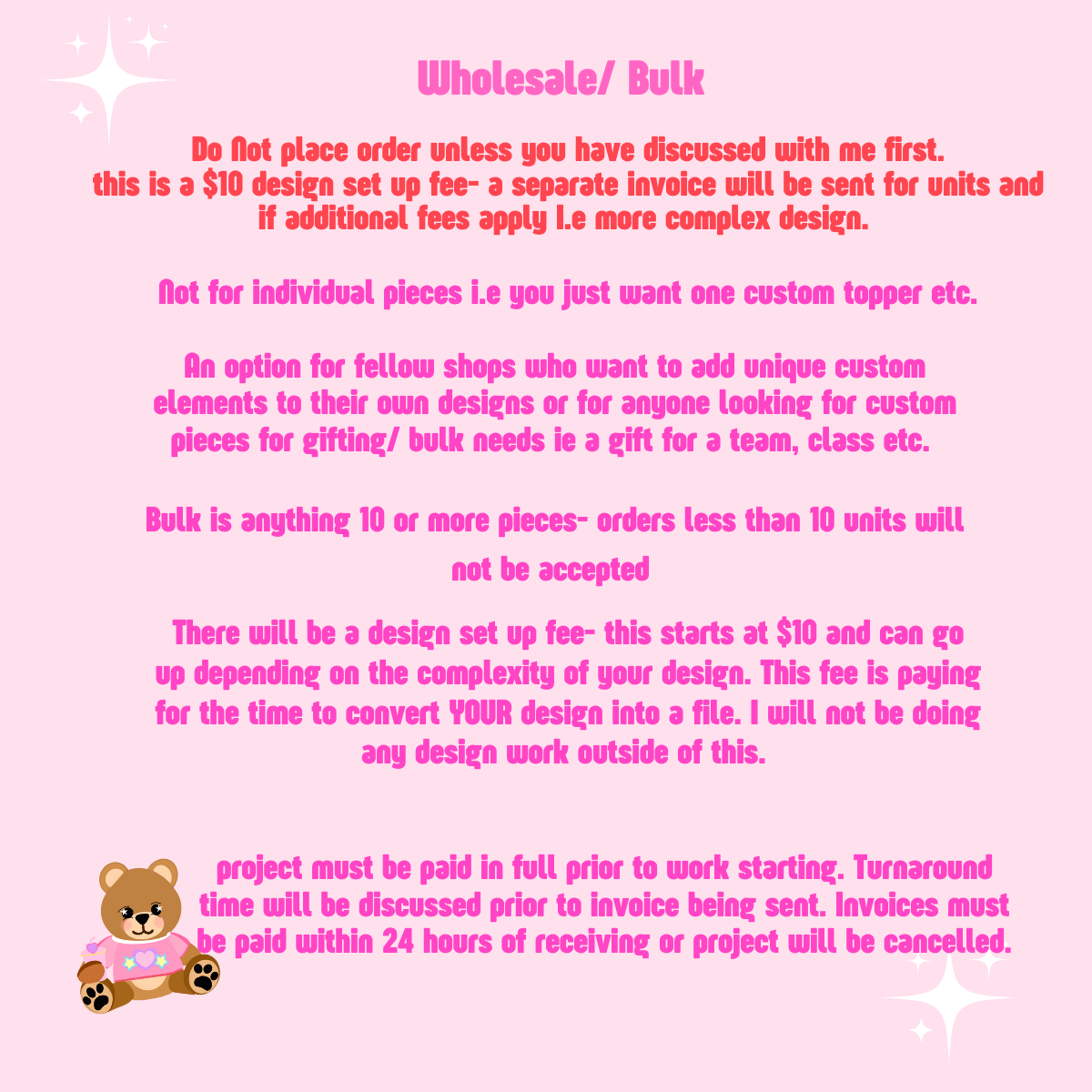 Bulk Item File Set Up