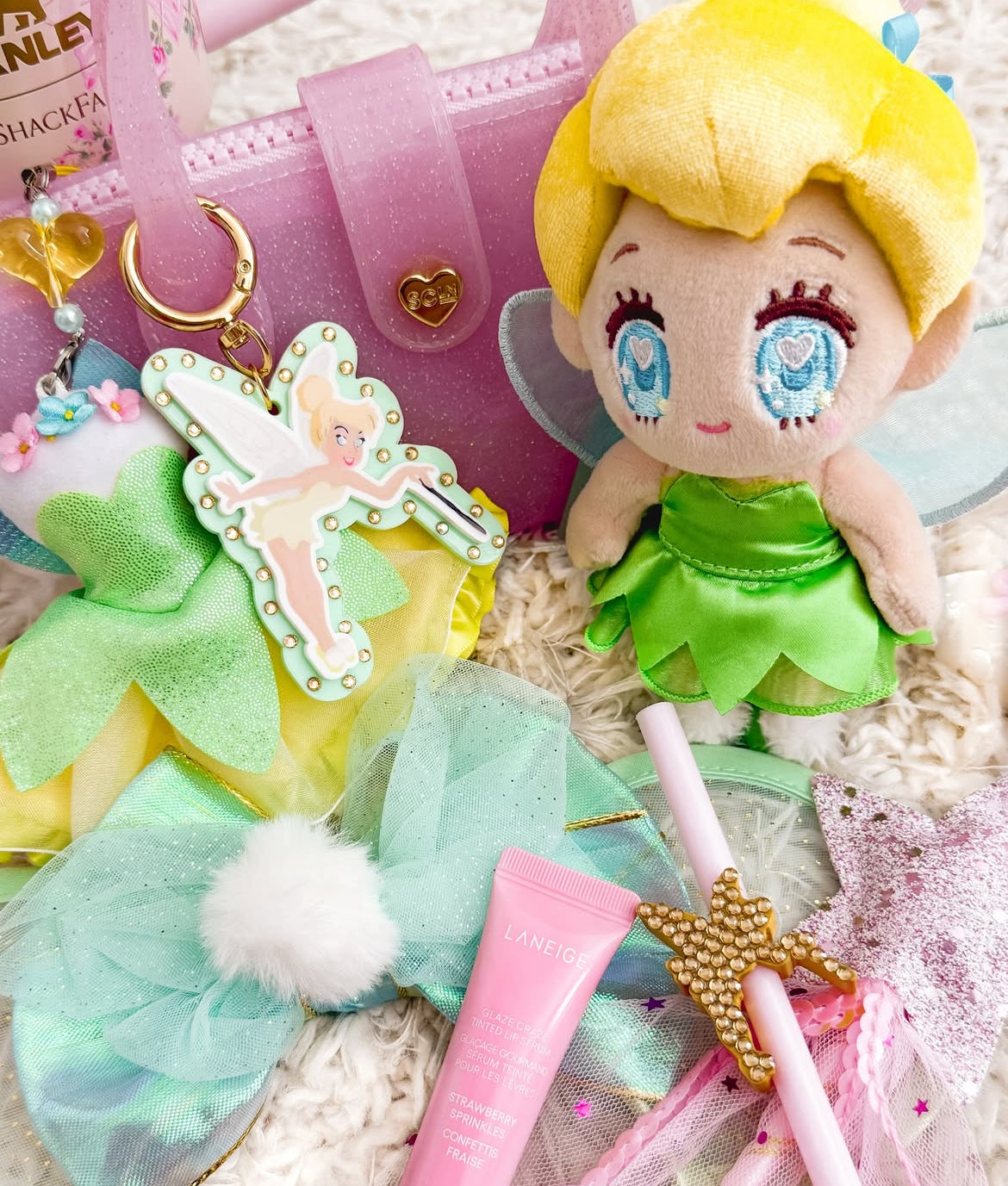 Pretty pixie bag charm