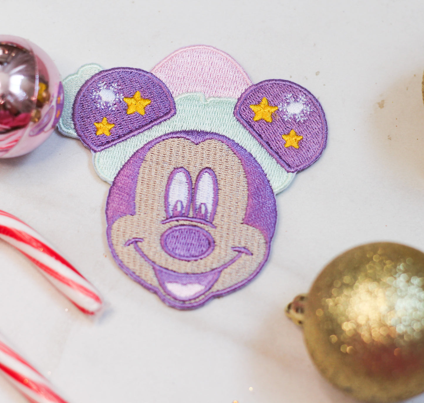Mr Pastel Dreams Winter Mouse Patch