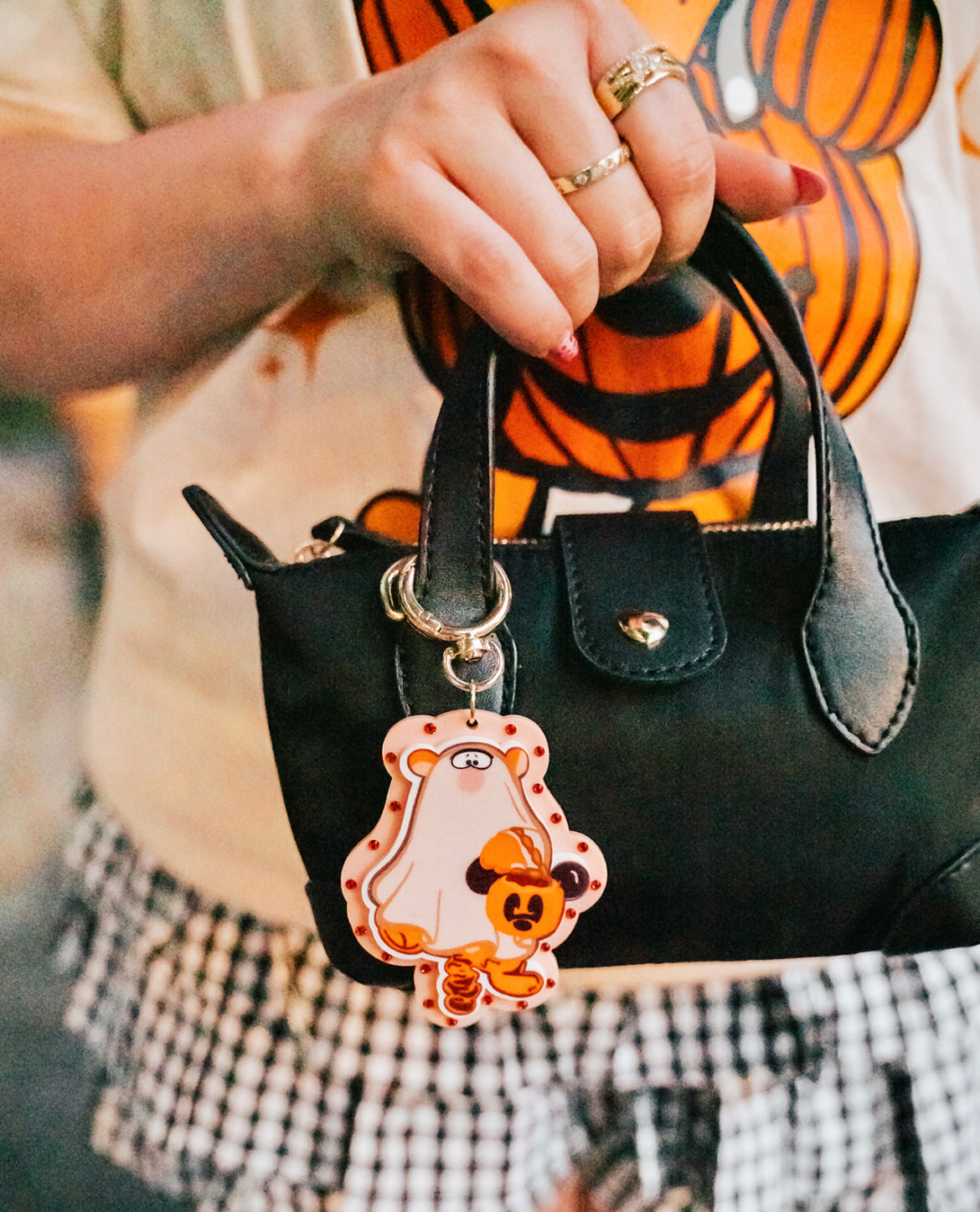 Bouncing boo friend bag charm