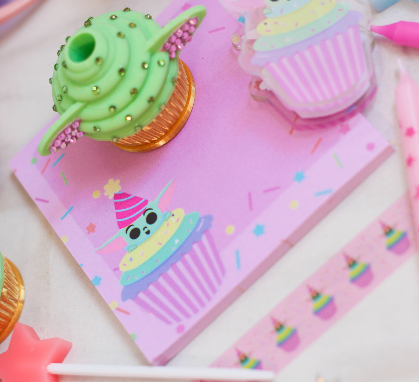 Party Time Baby Sticky Note Pad