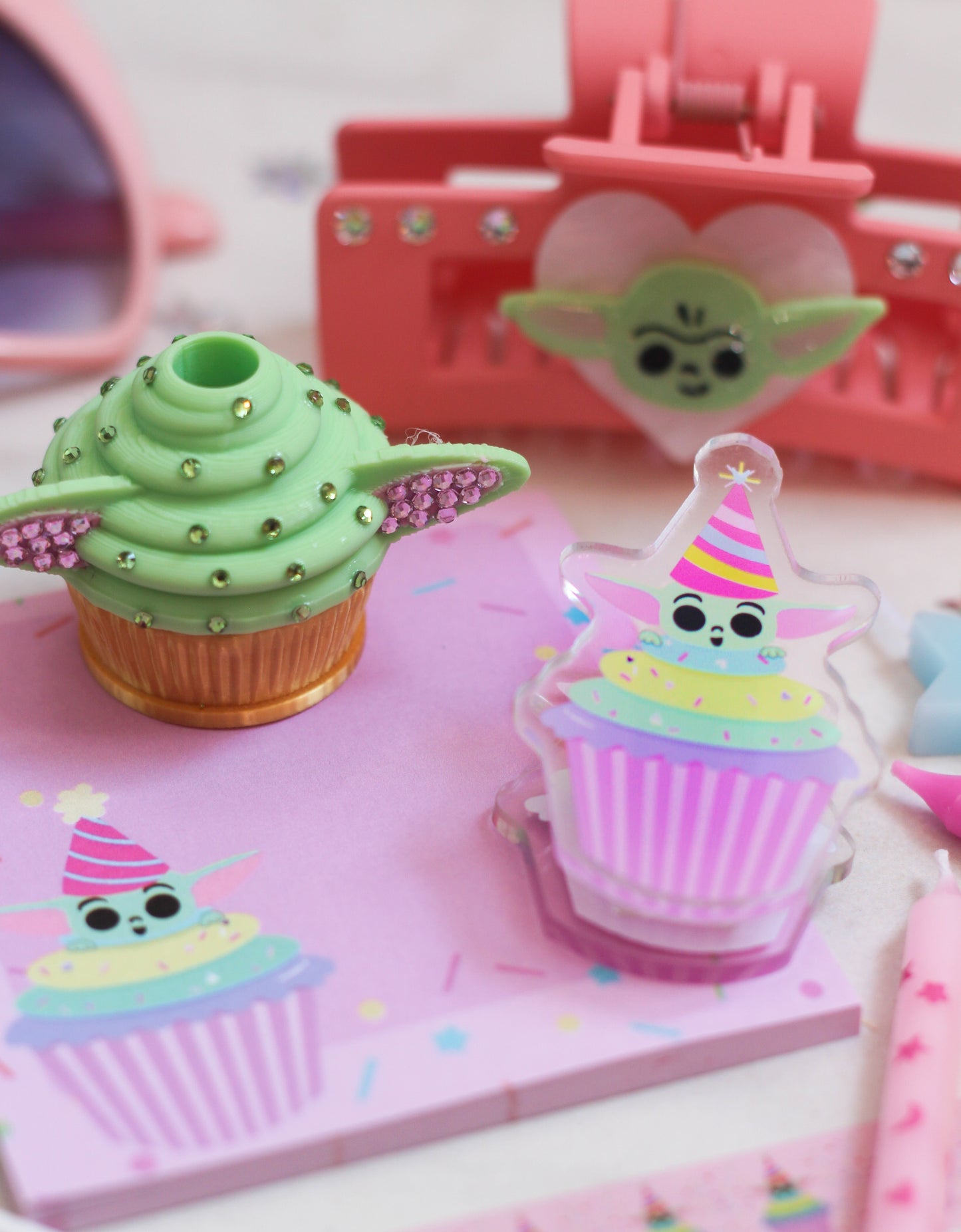Party Time Baby Acrylic Clip