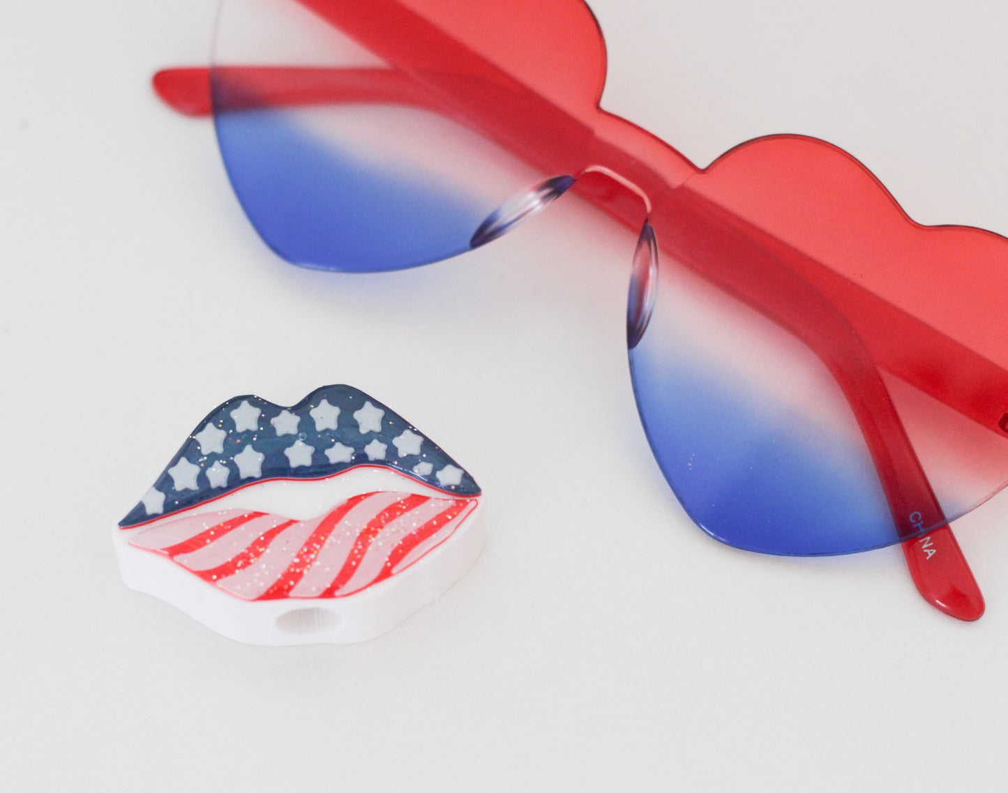 Lovely Stars and Stipes Lips