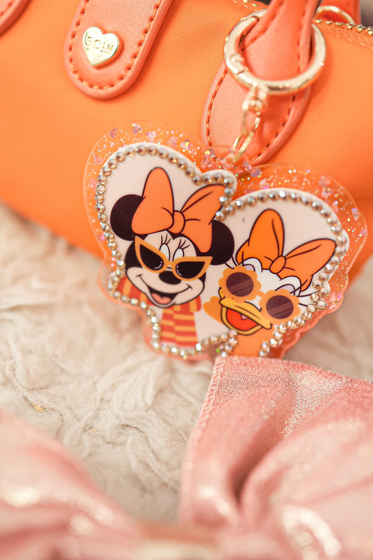 Fall besties bag charm
