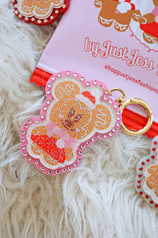 Mrs mousy gingerbread bag charm