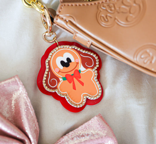 Mr fun puppy gingerbread bag charm