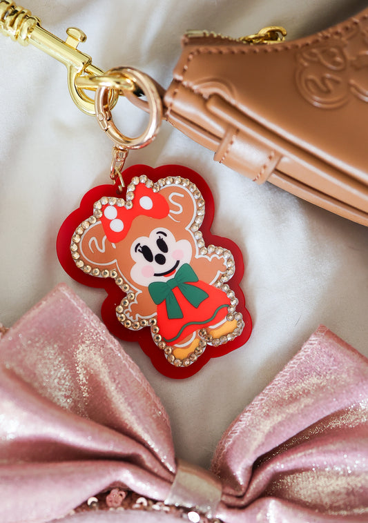 Mrs fun mouse gingerbread bag charm