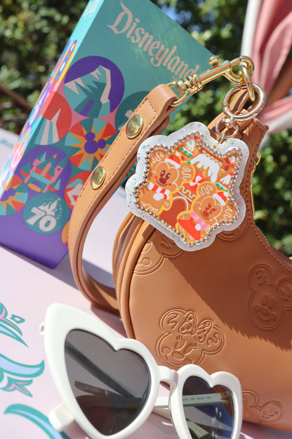 Gingerbread Market Bag + charm bundle