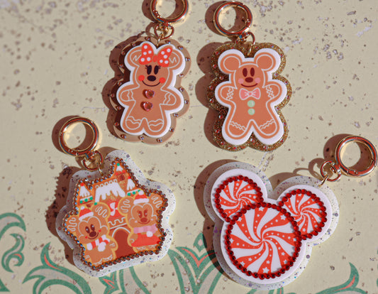 Gingerbread Market Bag + charm bundle