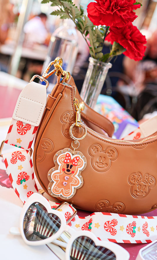 Miss gingerbread bag charm