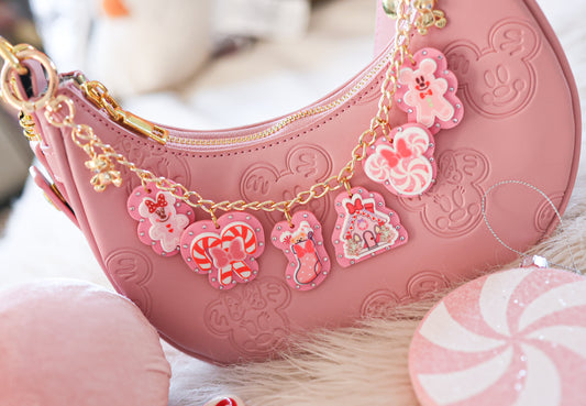 Pinkmas dreams bag chain