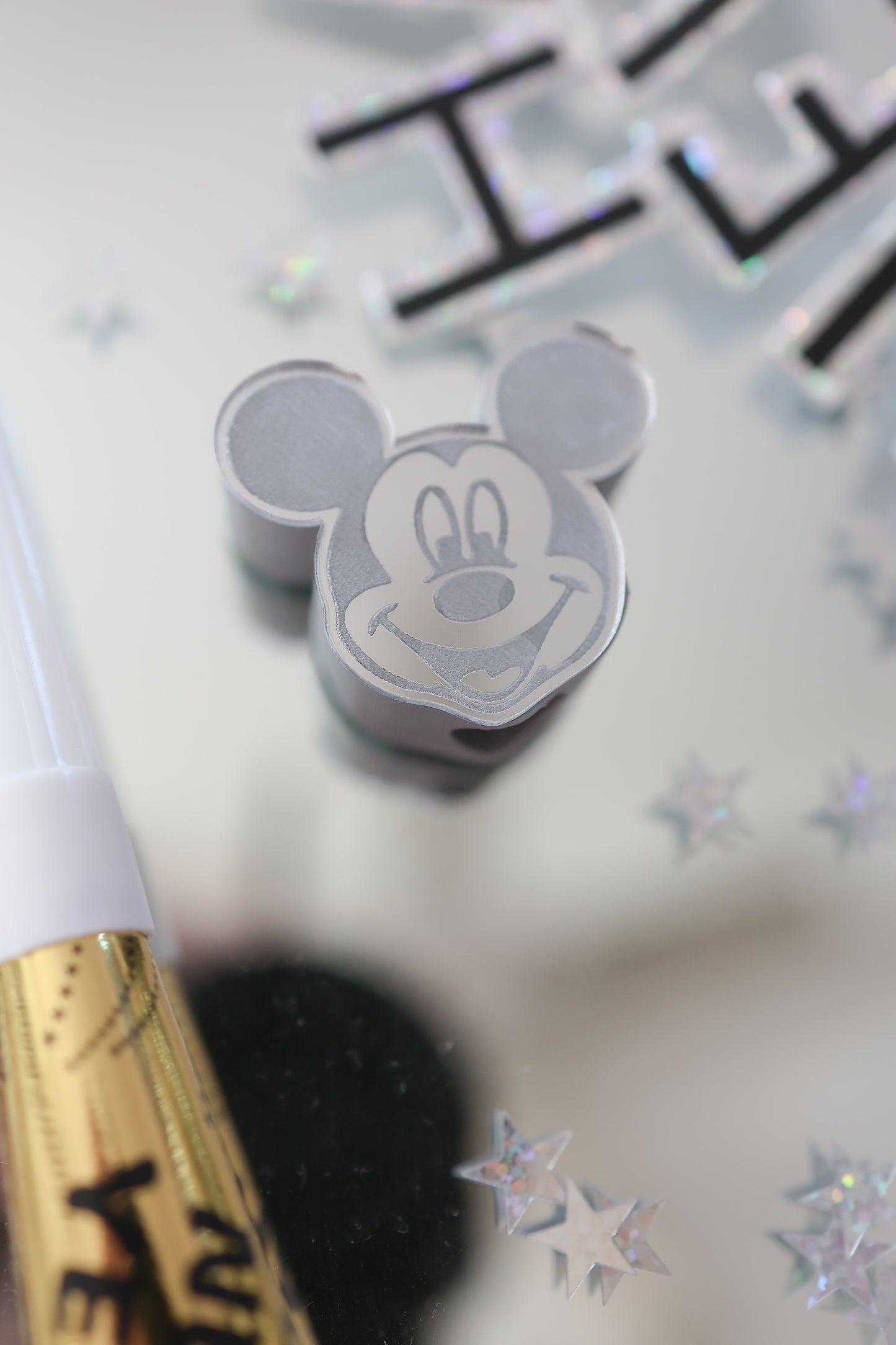 Mr new years mouse straw charm