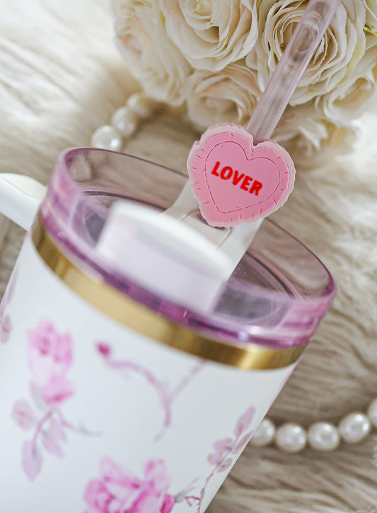 Lover straw charm