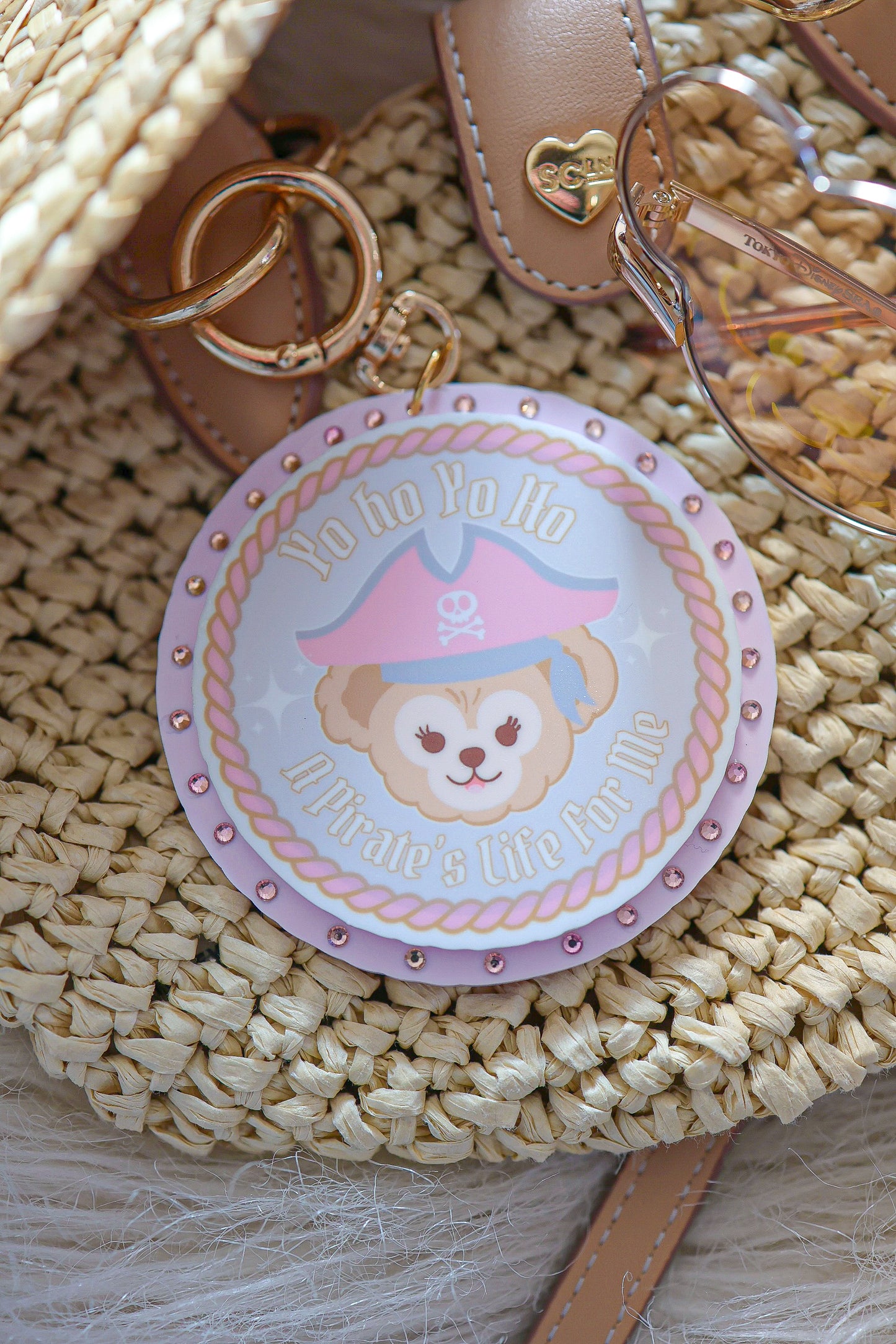 Pirate life bag charm