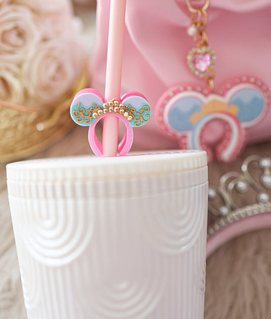 Once upon a dream straw charm