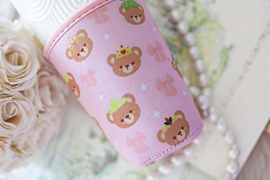 Royal Teddy bears cup sleeve
