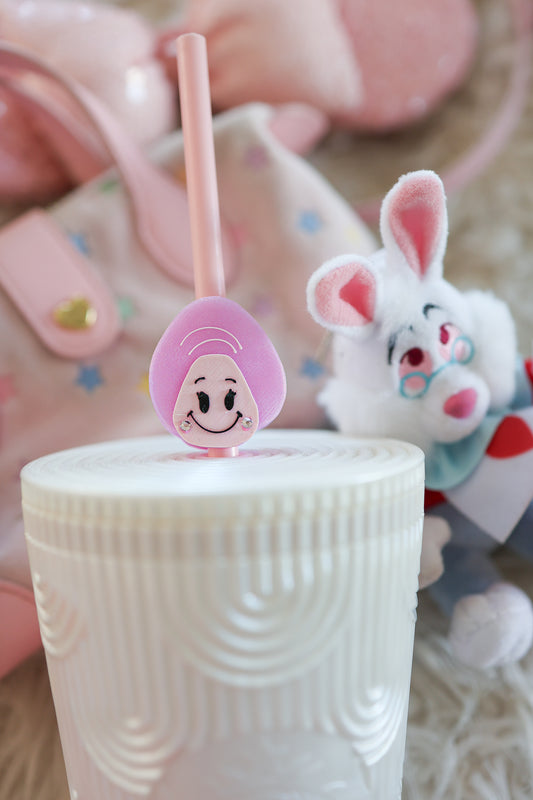 Little pearl friend straw charm