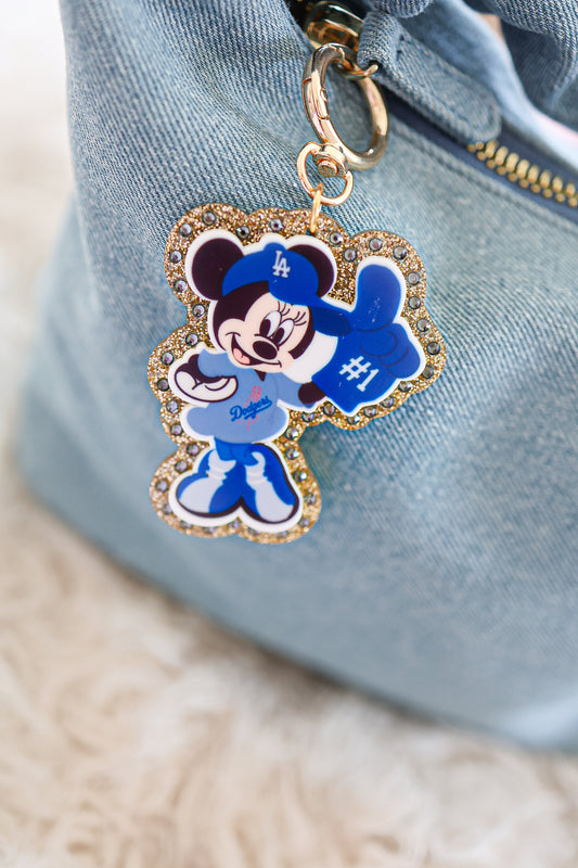 Miss game day custom bag charm