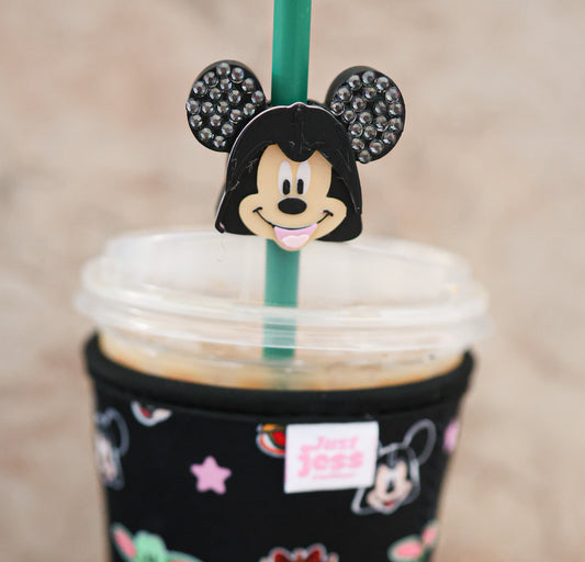 Star mouse straw charm