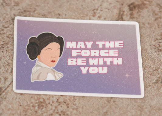 Waterproof greetings sticker