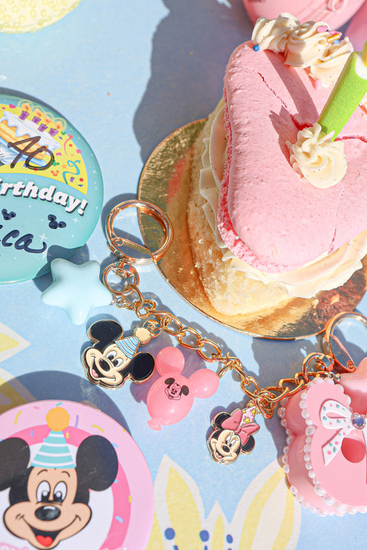 Birthday friends bag chain