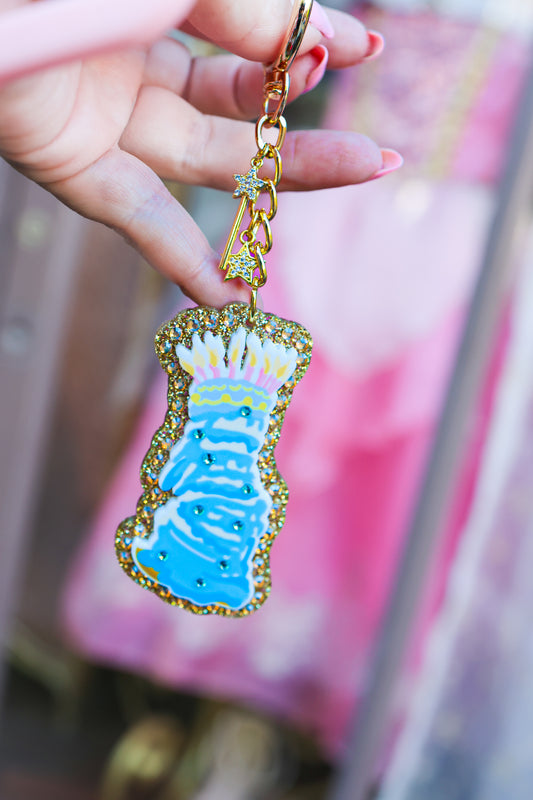 Birthday princess bag charm