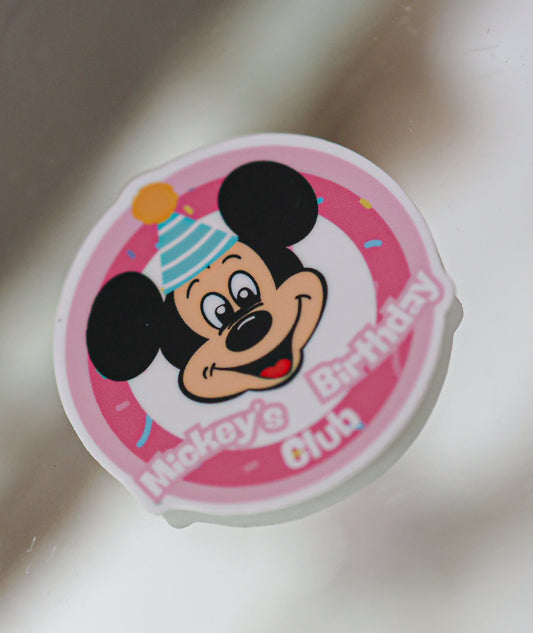 Birthday club sticker