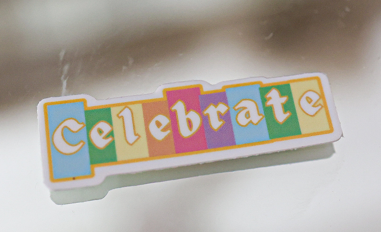 Celebrate sticker