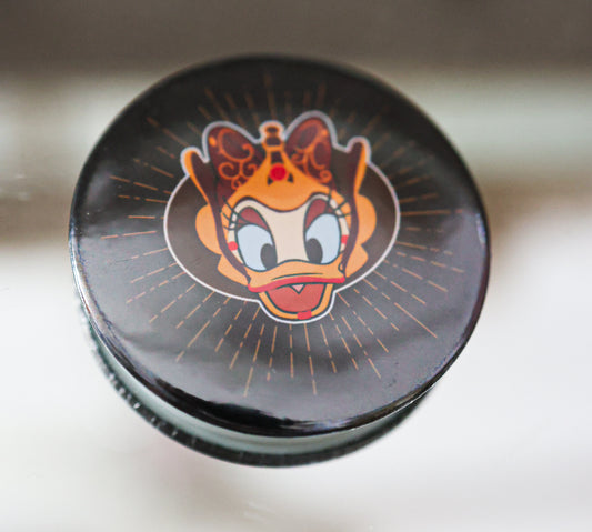 Star queen duck button