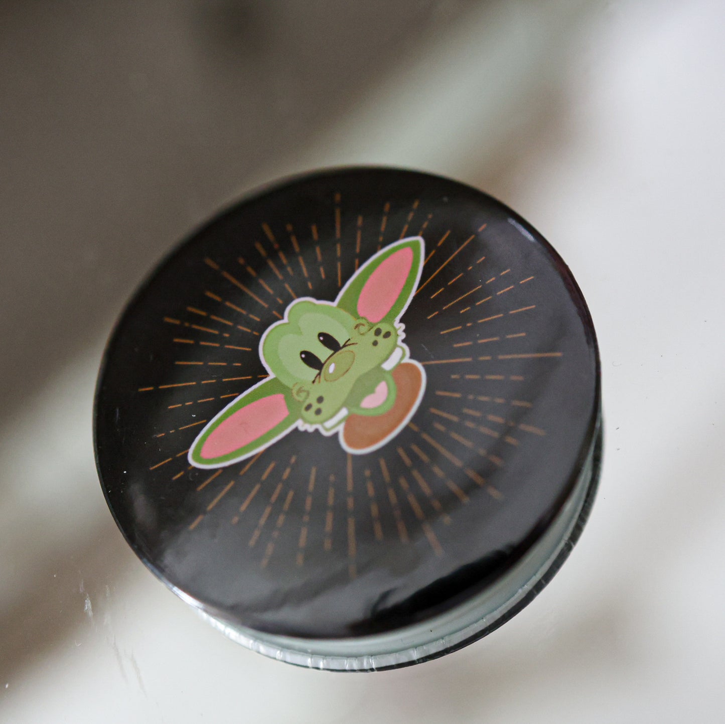 Green guy button
