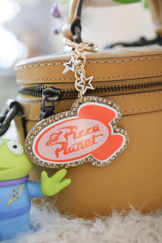 Pizza place bag charm