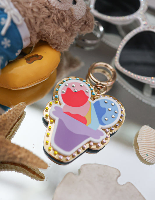 Snow cone bag charm